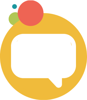 Text icon in yellow bubble